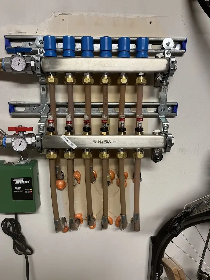 Plumber performing Leak Detection at a residential property in Volo